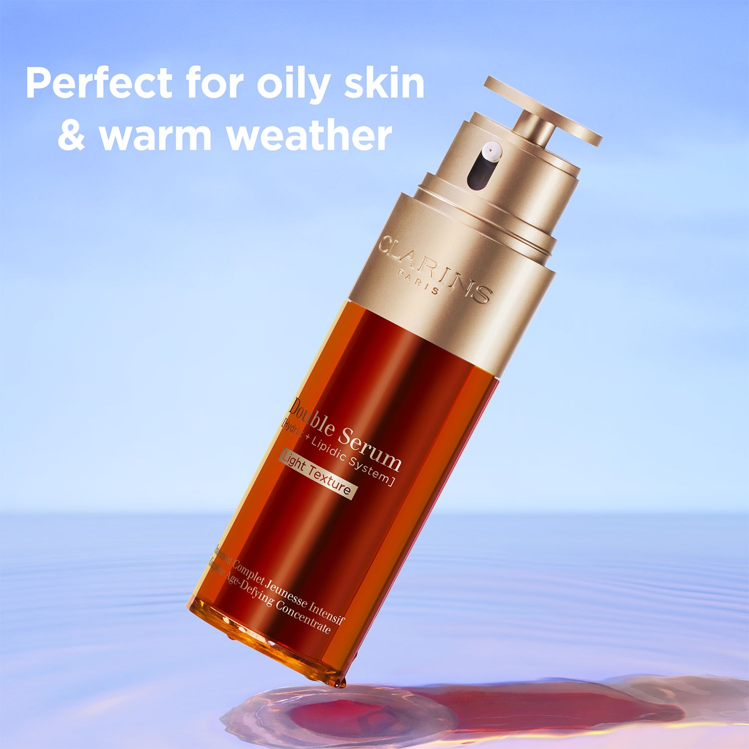 DOUBLE SERUM LIGHT TEXTURE (SUERO ANTI-EDAD INTENSIVO CON TEXTURA LIGERA PARA ROSTRO)